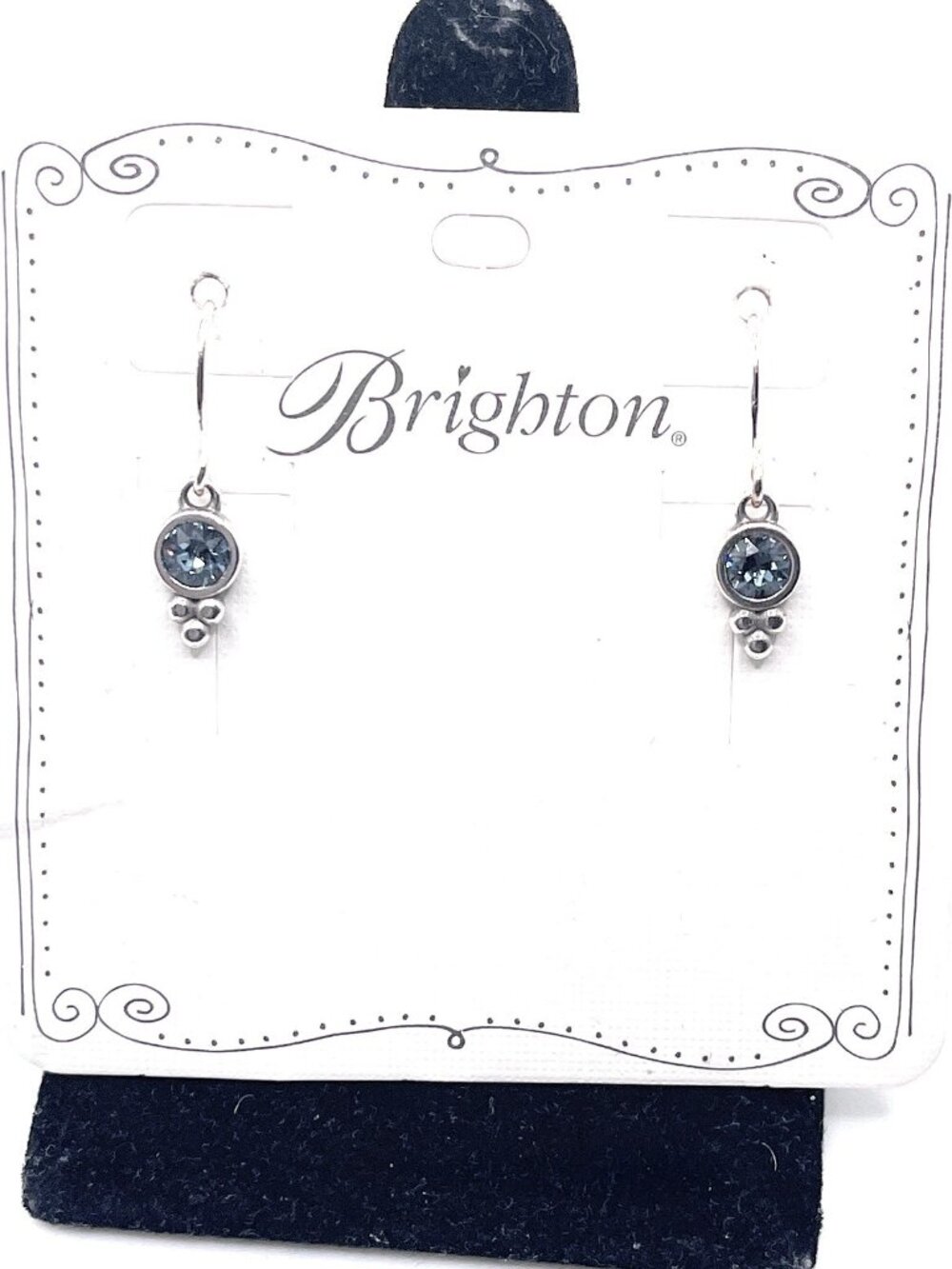 Brighton Blue Color Drop Earrings - 7393